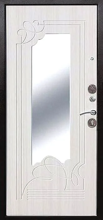 Двери с терморазрывом Дверь с терморазрывом с зеркалом для улицы DL-5
