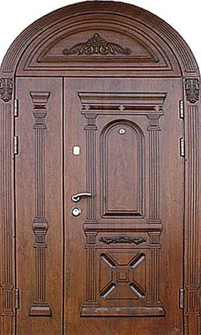 Массив дерева Арочная парадная дверь MV-79