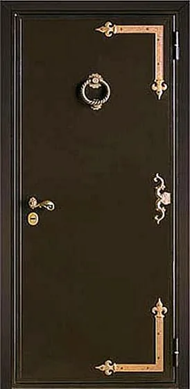 Двери с шумоизоляцией Входная парадная дверь с ковкой TH-2