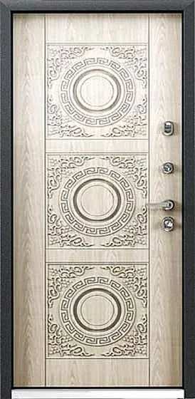 Двери с шумоизоляцией Белая уличная дверь UR-9